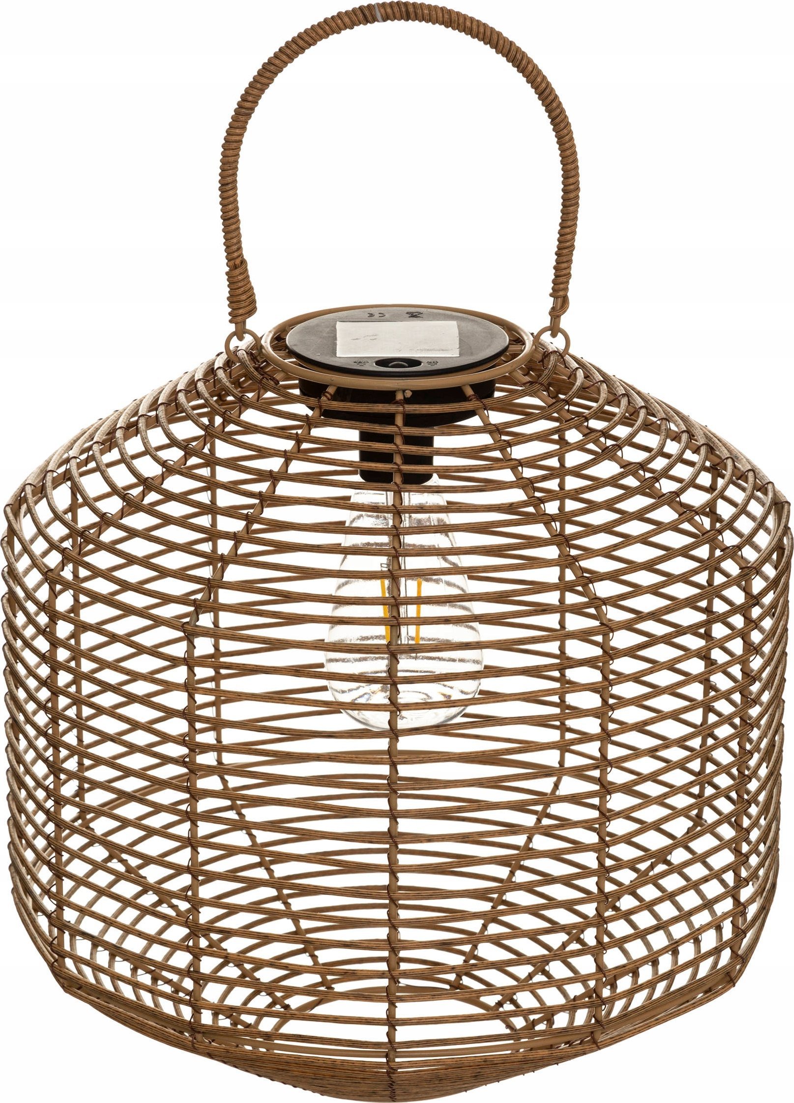 Atmosphera Lampion solarny CUBA, naturalny, 30 cm