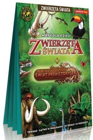 Zwierzęta świata + Świat prehistoryczny laminat - 224135