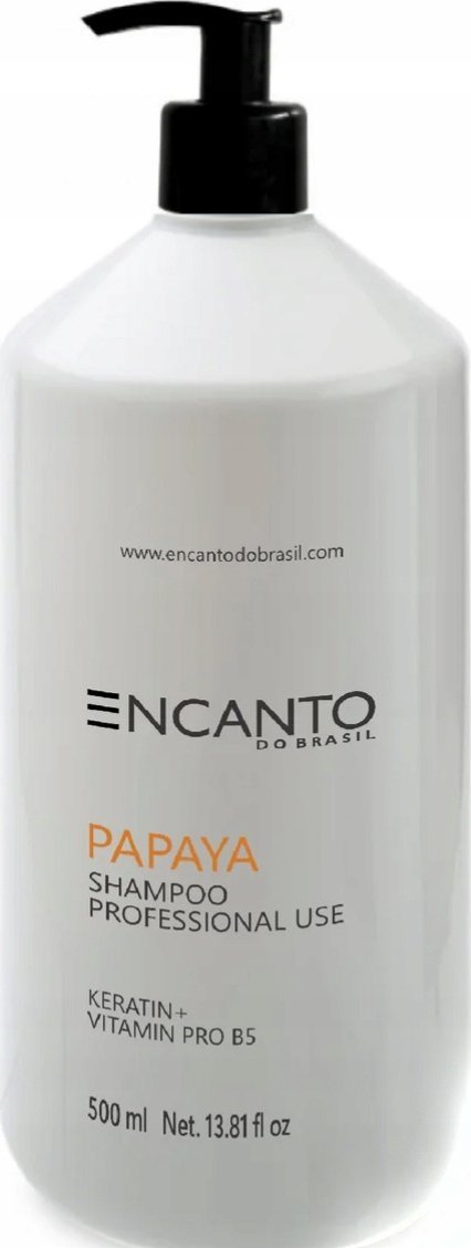 Encanto Brasil Nanox Shampoo Papaya +Keratin, Vitamin Pro B5 Szampon nawilżająco - odżywczy do włosów 1000ml