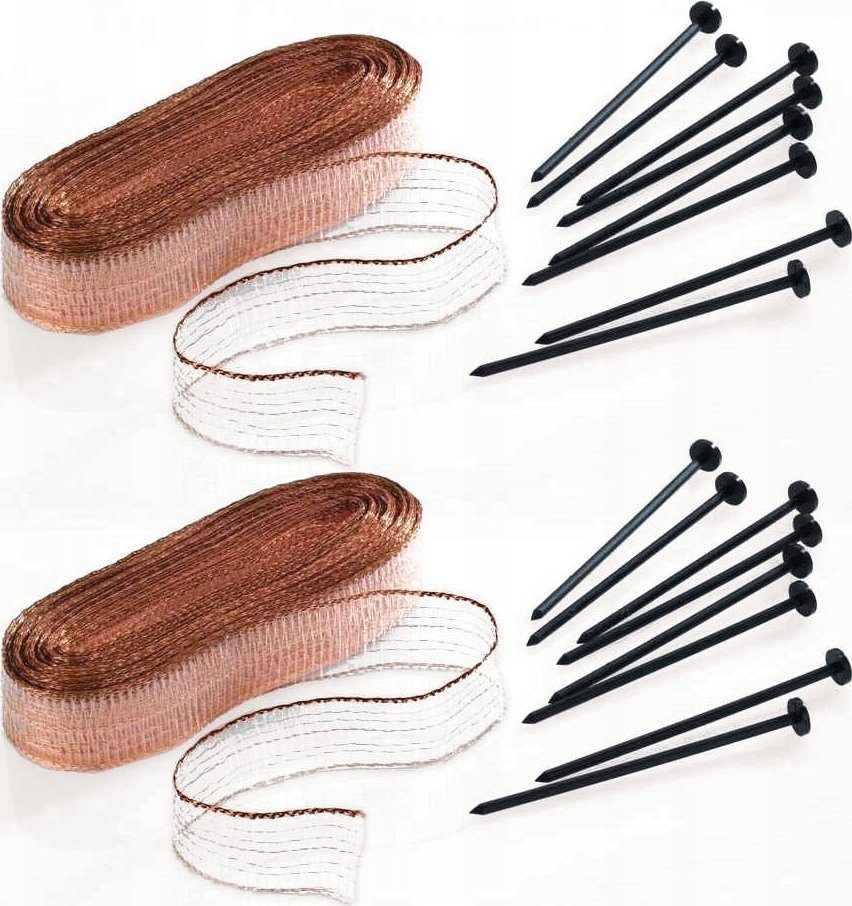 Maximex Płotek na ślimaki, miedziany odstraszacz ślimaków, 8 m, 2 sztuki