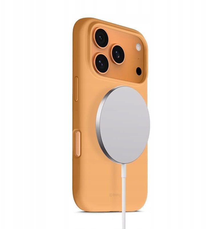 Crong Color Cover Magnetic - Etui MagSafe iPhone 17 Pro (pomarańczowy)