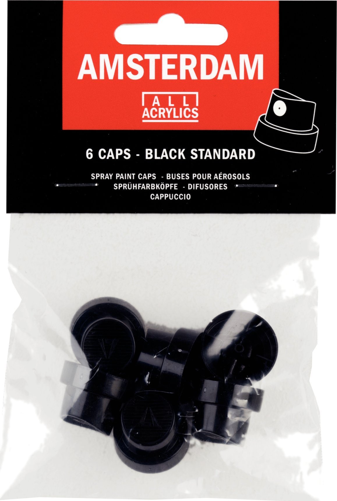 Artequipment Amsterdam Spray paint standard caps 6x
