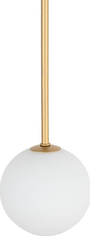 Lampa wisząca Nowodvorski Wisząca lampa Kier 10308 szklana kula ball biała złota