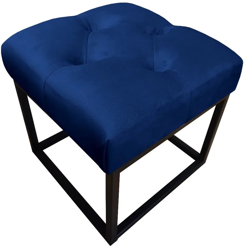 Pufa CHARLIE MG VELVET granatowa ATOS