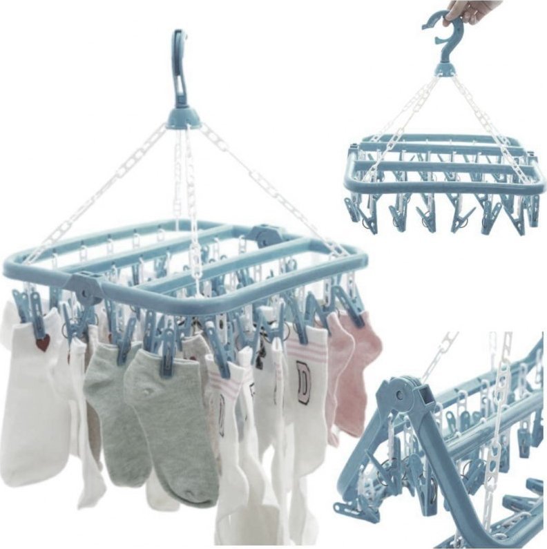 PrzydaSie Suszarka Wieszak Na Skarpety Bieliznę Składana