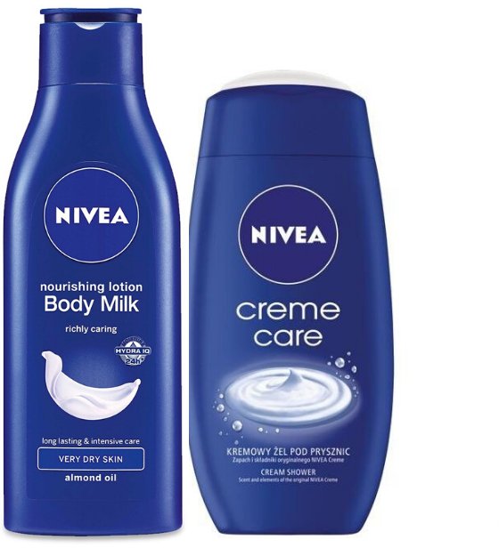 Nivea Dla Niej Balsam Do Ciała 250Ml + Żel Pod Prysznic - 250Ml