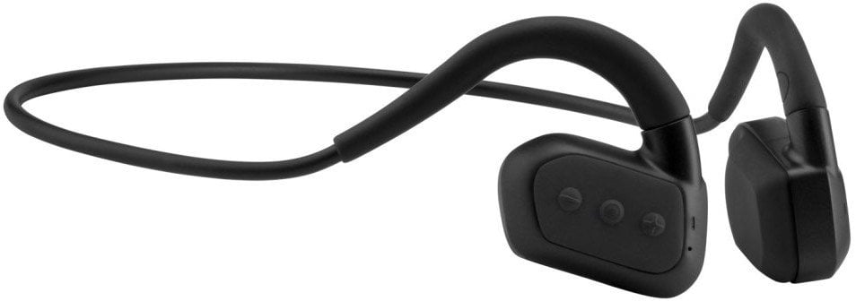 EVOLVEO bezdrátová sluchátka BonePro MP3 32GB, na lícní kosti,černá