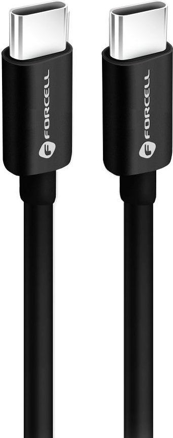 Kabel USB ForCell USB-C - USB-C 1.5 m Czarny