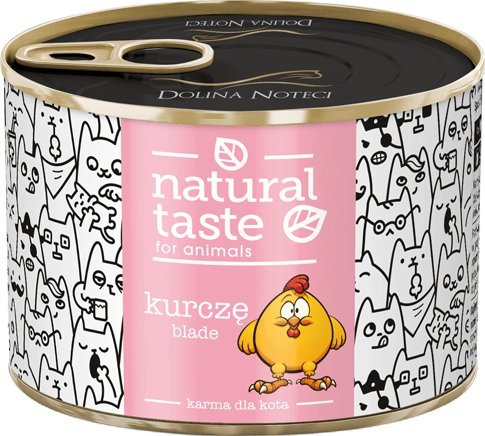 Mokra karma dla kota Natural Taste Kurczę Blade danie z kurczaka 185 g