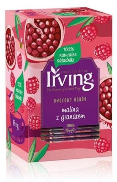 Irving Herbatka Owocowy Ogród - Malina i granat 20 kopert