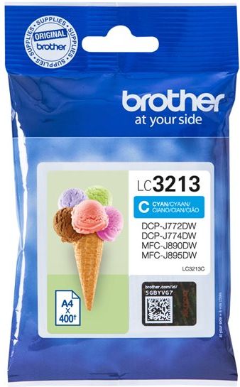 Tusz Brother tusz oryginalny LC-3213C (Cyan)