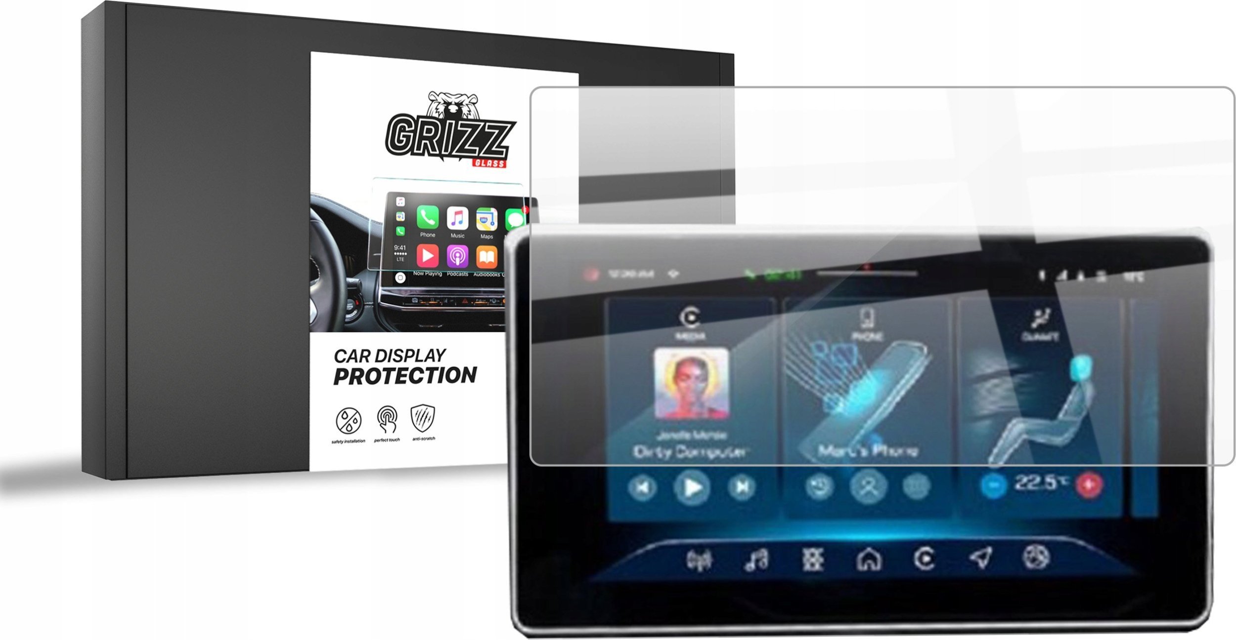 Folia ceramiczna GrizzGlass CarDisplay Protection do Iveco Daily 10" (2024-2025)