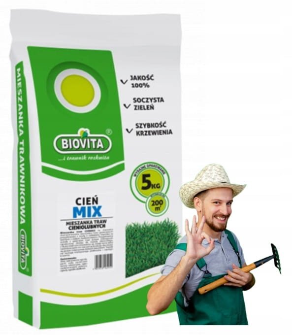 Mieszanka Trawnikowa Cieńmix 5kg Do zaciemnionych trawników