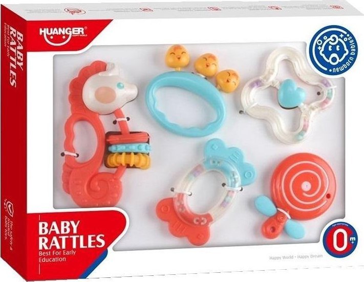 Zestaw dużych grzechotek 5el