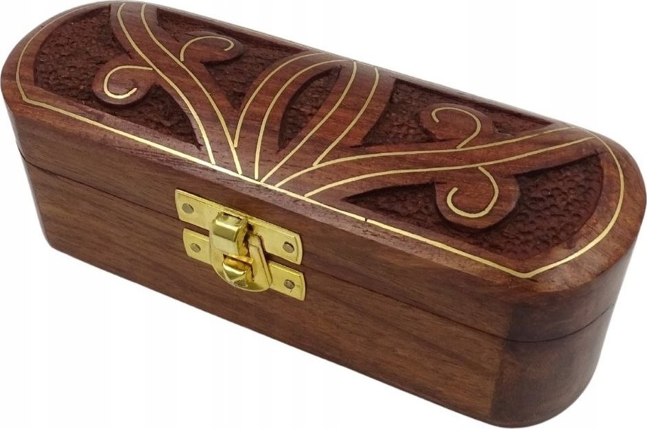 Podłużne Pudełko Drewniane - SE19; 15,2 x 5,1 cm