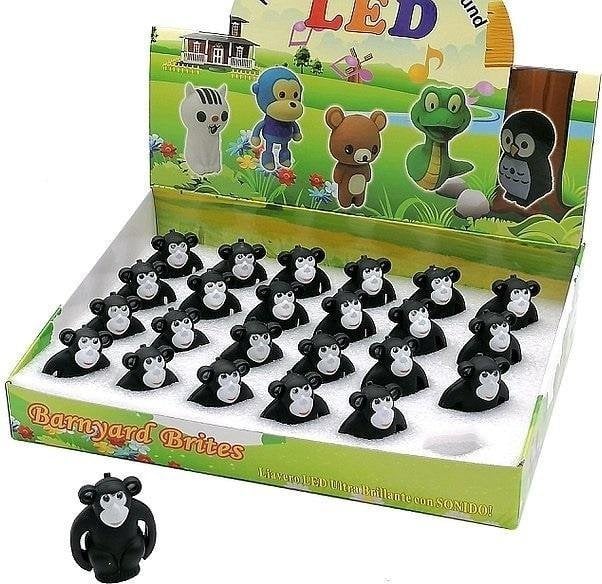 Brelok małpka światło dźwięk (24szt)