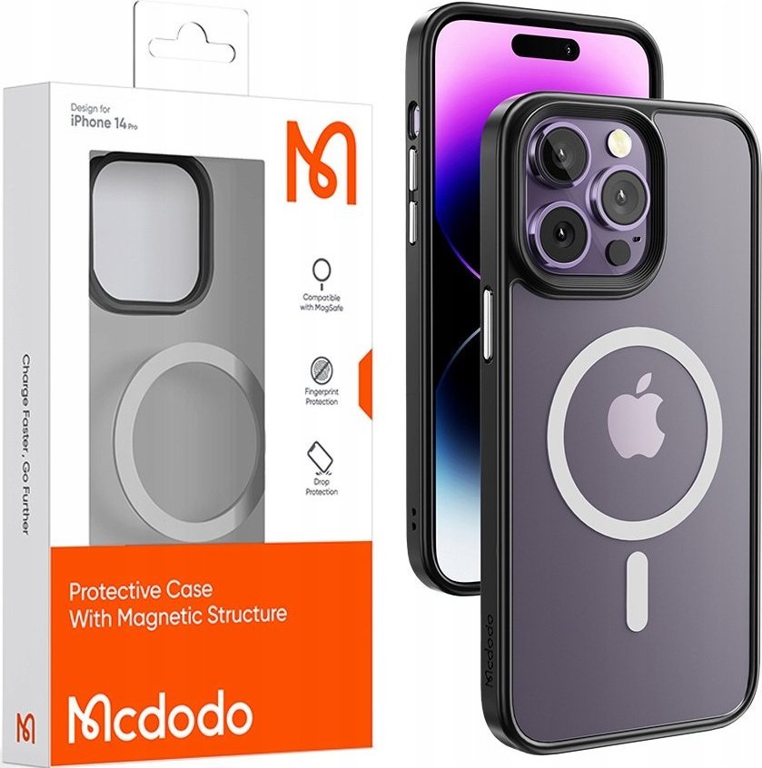 Mcdodo McDodo Etui Magnetyczne do iPhone 14 PLUS czarne