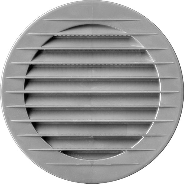 airRoxy Kratka okrągła z siatką 150 szary 02-154