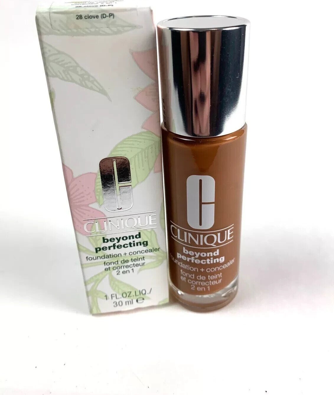 Clinique Clinique, Beyond Perfecting, Paraben-Free, Matte Finish, Liquid Foundation & Concealer 2-In-1, 28, Clove, 30 ml For Women