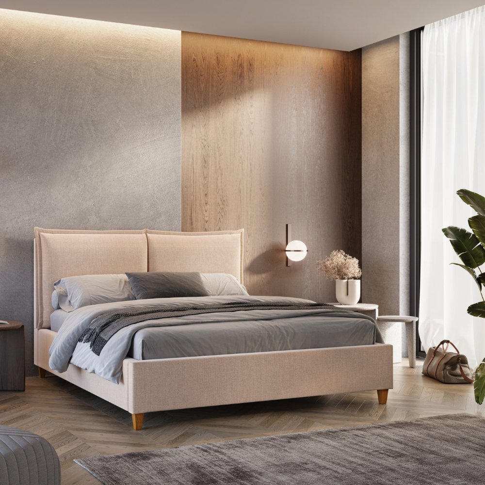 NewDesign Łóżko Soft 160x200 cm, Grupa Premium, Pojemnik: Tak