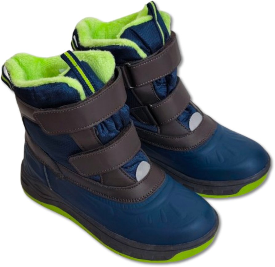 Buty Śniegowce Cleve Rozmiar 33 - Chłopięce Granatowe