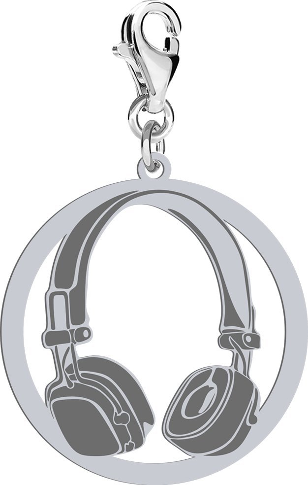 Radziszewska Jewellery Srebrny Charms Słuchawki