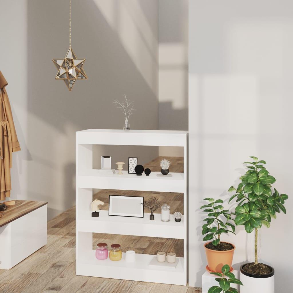 vidaXL vidaXL Regał na książki/przegroda, biały, 80x30x103 cm