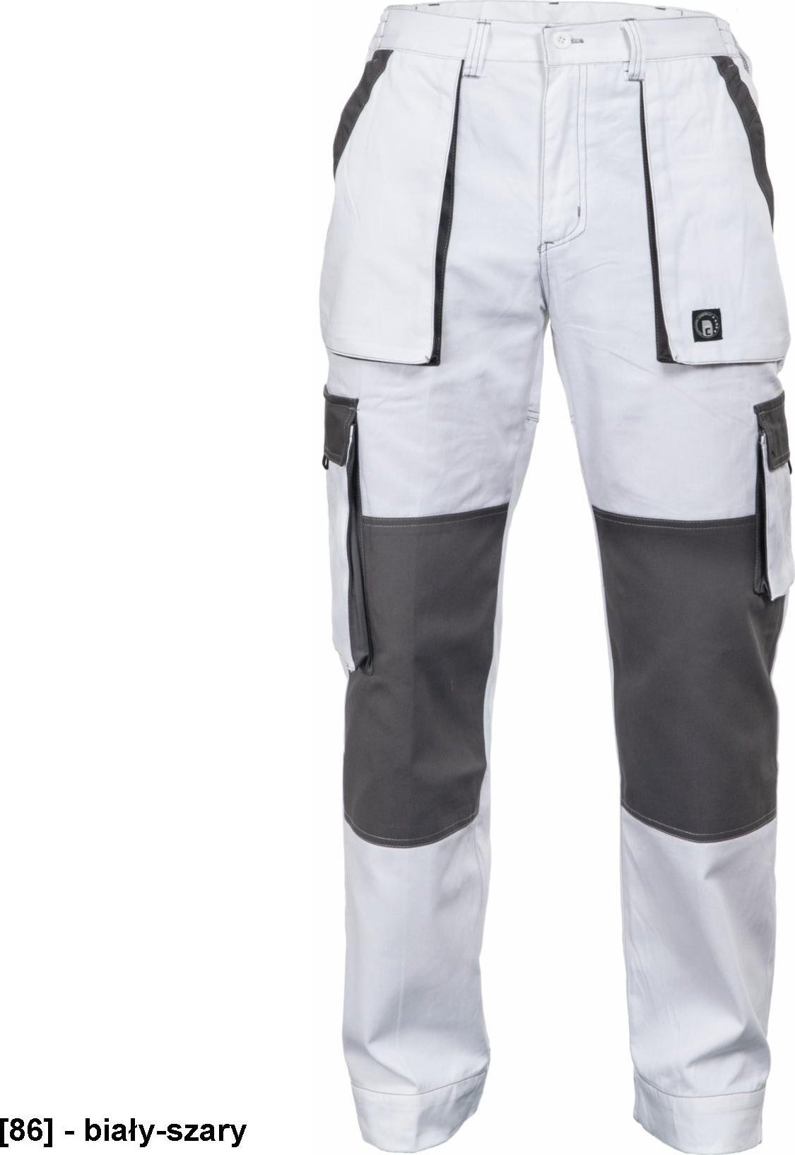 CERVA MAX SUMMER - spodnie - biały-szary 60