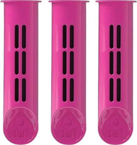 Wkład filtrujący Dafi do butelki Różowy 3 szt.