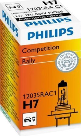 Philips ZAROWKA H7 12V 80W -RALLY