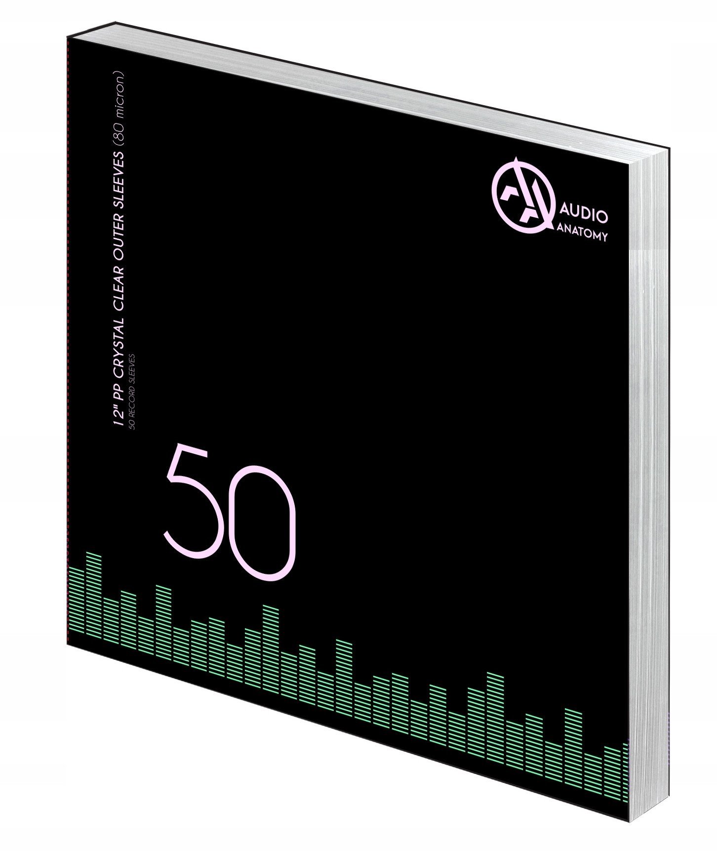 VINYL OUTER SLEEVES, 12'' PP / 80u / 50pcs