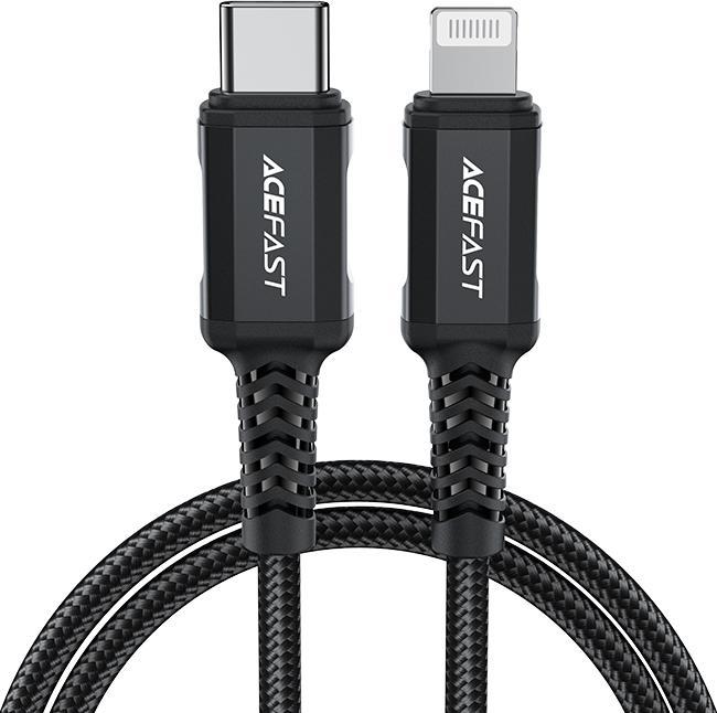 Kabel USB Acefast USB-C - Lightning 1.8 m Czarny (6974316281306)