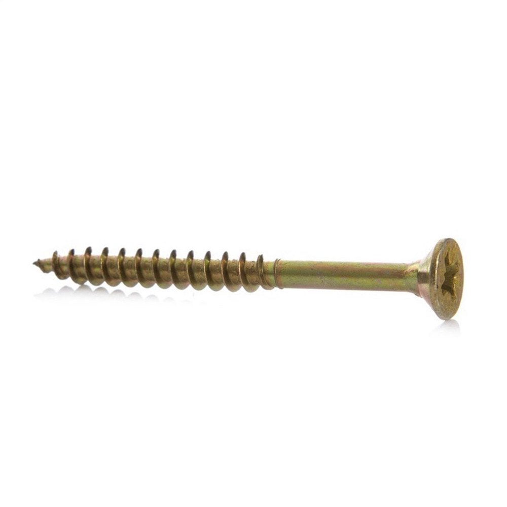 CHIPBOARD SCREW 4.5X50/30 YELLOW ZP(400)