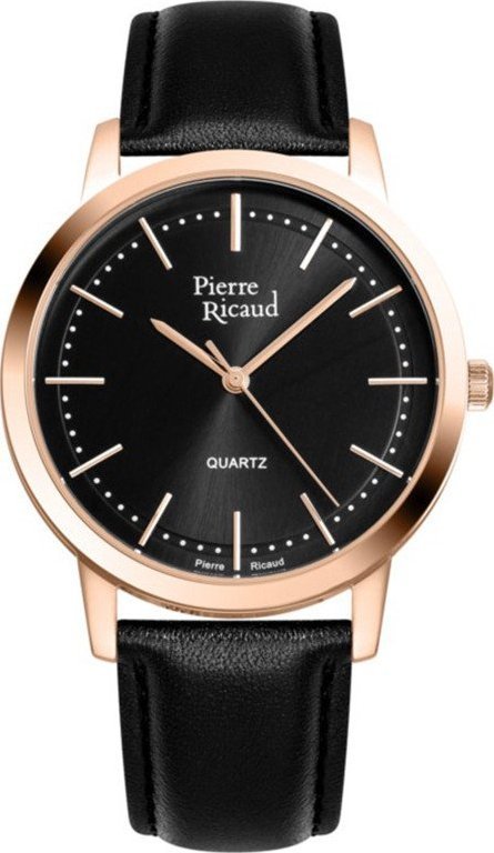 Zegarek Pierre Ricaud Zegarek męski Pierre Ricaud P91091.92R4Q czarny