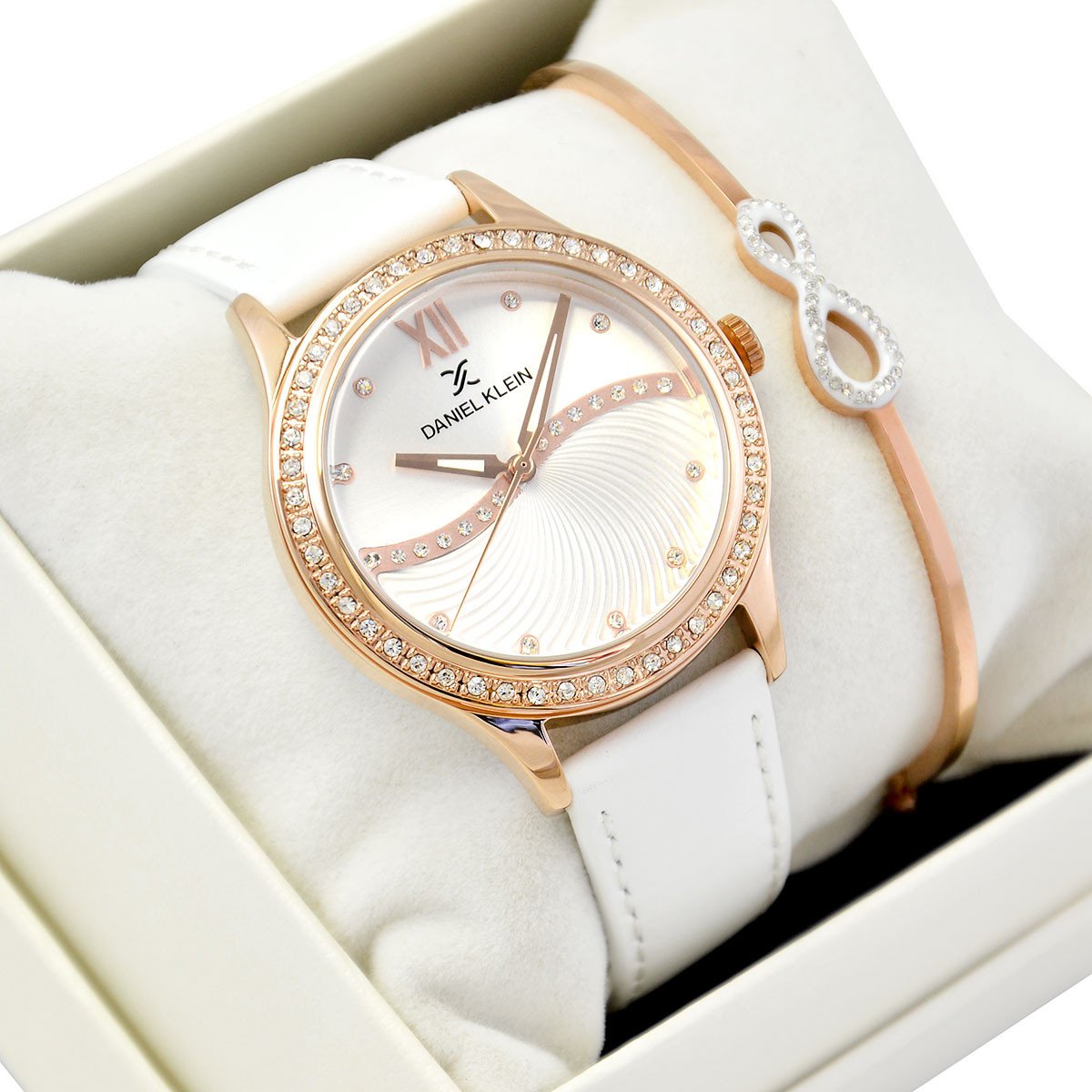 Zestaw damski zegarek Daniel Klein DK12207-4 + bransoletka