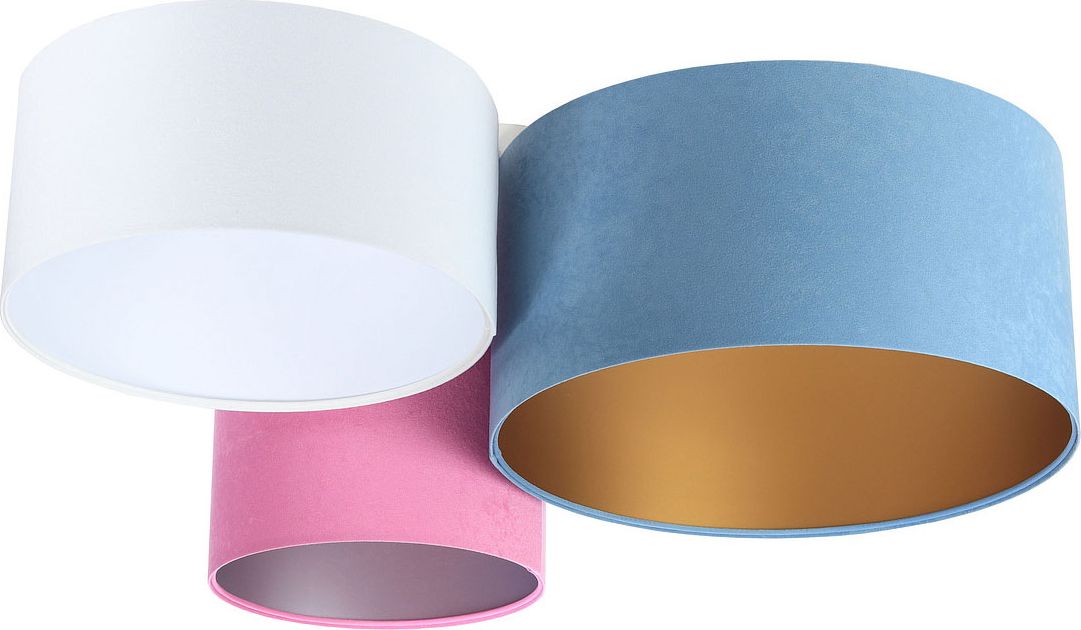 Lampa sufitowa Lumes Welurowa plafoniada nad stół - EXX58-Vinox