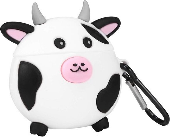 GEL ETUI AIRPODS PRO SŁUCHAWKI POKROWIEC ZWIERZĘ KROWA