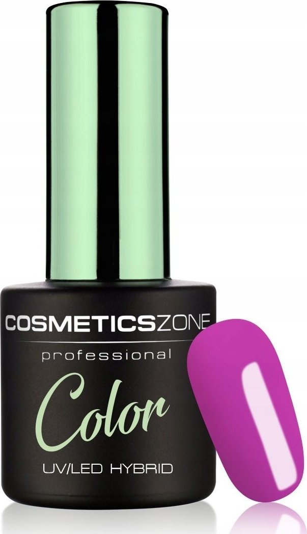 Cosmetics Zone Lakier hybrydowy hipoalergiczny różowy purpurowy 7ml - Cyclamen 189