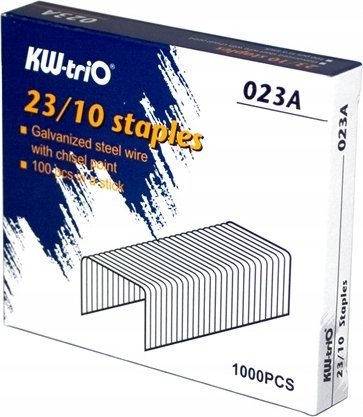 KW-TRIO Zszywki KW-triO 23/10 023A 30 - 70 kart 1000 szt