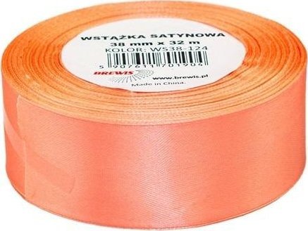 Wstążka satynowa łososiowa 38mmx32m