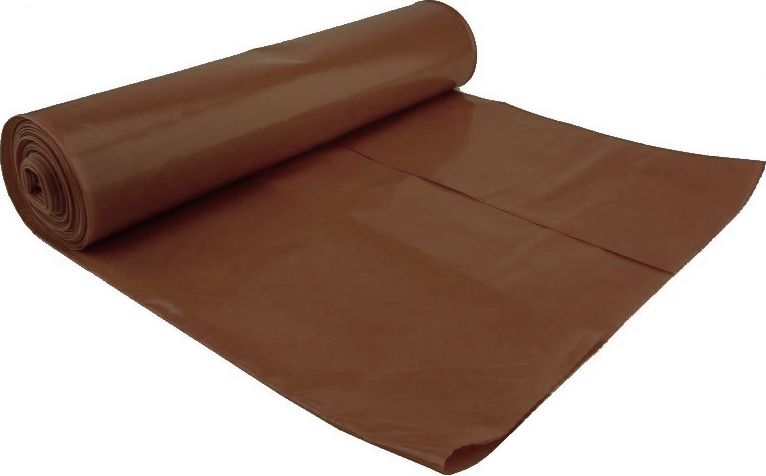 Aglo3 Aglo3 - Worki na śmieci, brązowe, ekstra mocne, folia LDPE, 25 sztuk - 120 l
