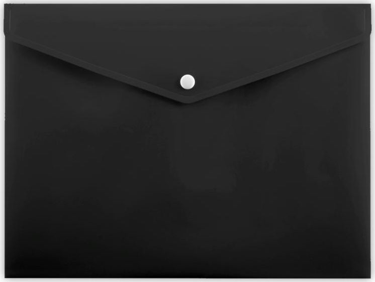 Penmate Koperta na zatrzask A4 PP-113 czarna PENMATE