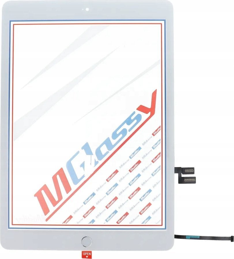 Samsung MUSTTBY Ekran dotykowy + taśma klejąca + Home do iPAD 8 (biały)
