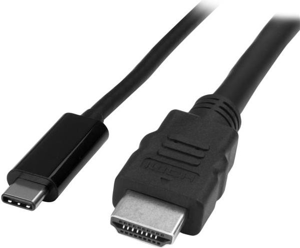 Kabel USB StarTech USB-C - HDMI 1 m Czarny (CDP2HDMM1MB)