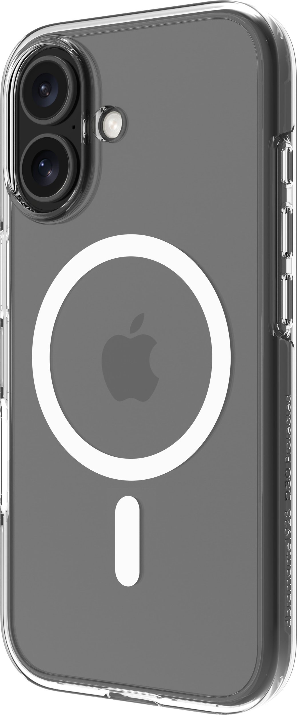 dbramante Iceland Ultra Tylny pokrowiec na telefon kompatybilny z MagSafe z 100% recyklingowanego plastiku przezroczysty