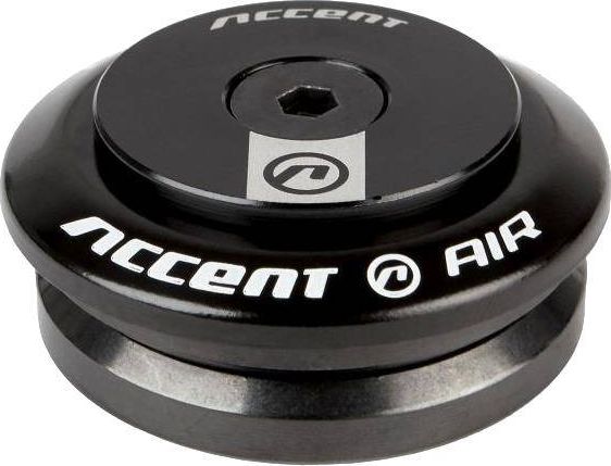 Accent Stery zintegrowane HI-AIR 1-1/8" IS42/IS42 łożyska maszynowe, czarne