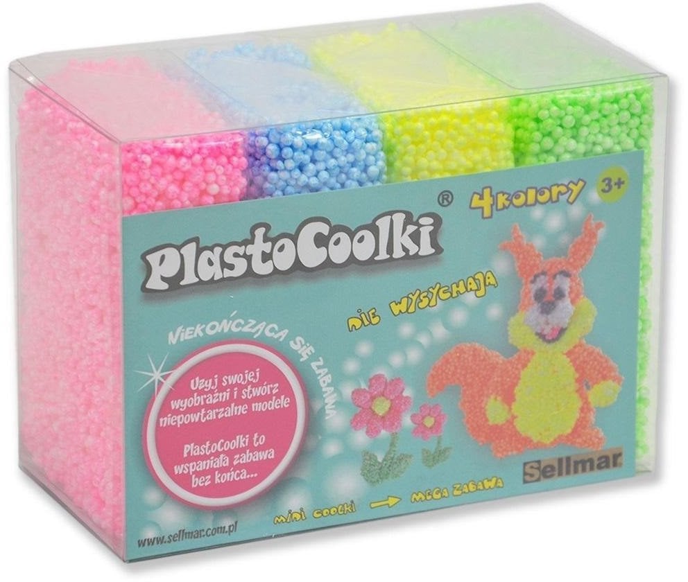 PlastoCoolki neon 4szt/op PC4 51818