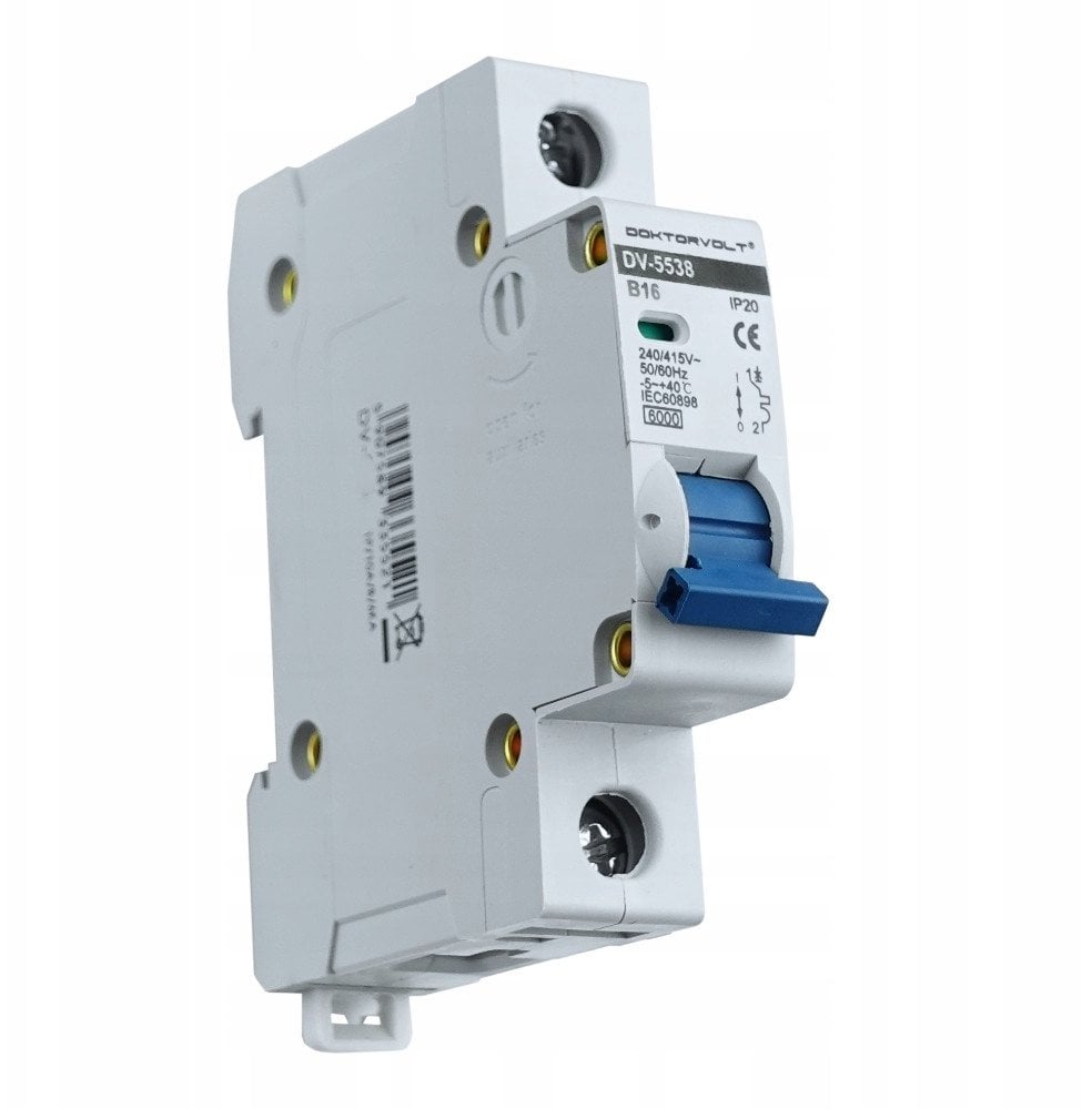 Wyłącznik nadprądowy 1P B 16A 6kA AC 5538
