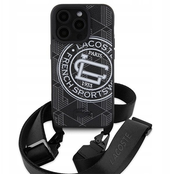 Lacoste LCHMP16XSPSWK iPhone 16 Pro Max 6.9" czarny/black hardcase Mono Sportswear MagSafe