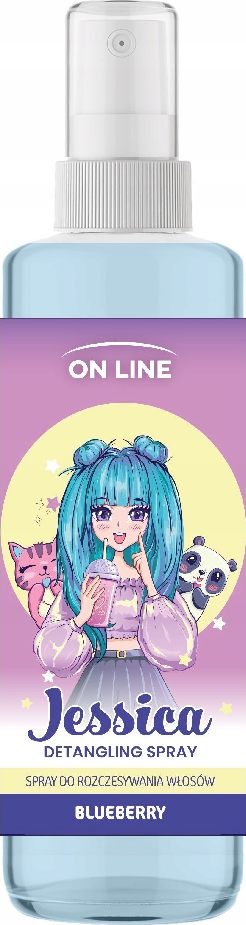 On Line Kids Jessica spray do rozczesywania włosów-blueberry 200ml